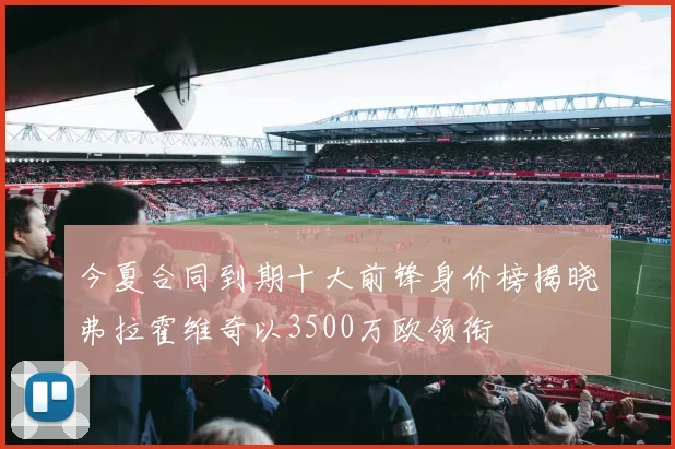 今夏合同到期十大前锋身价榜揭晓弗拉霍维奇以3500万欧领衔